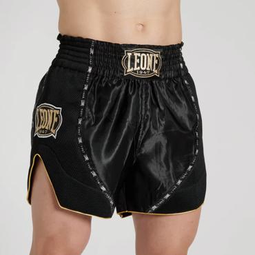 Leone CLASSIC thai/kick FIGHT SHORTS-blACK